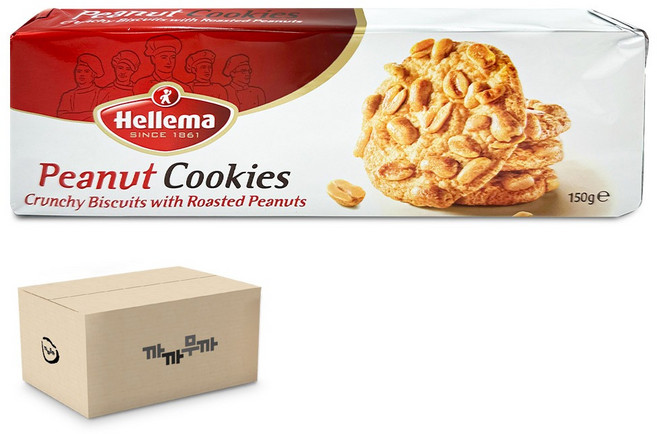 헬레마 피넛 쿠키, 150g, 16개
