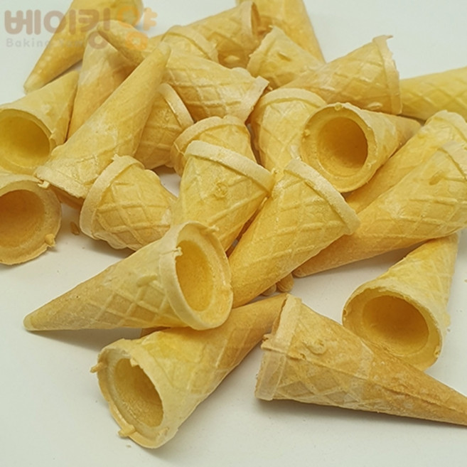 미니콘과자150개 / 미니아이스크림콘(2cmx4.5cm), 150개