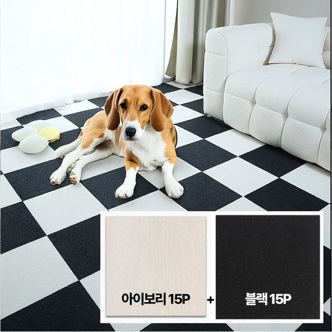 멜로우샵 30장 미끄럼방지 흡착식 조각 매트 반려동물 놀이방 층간소음