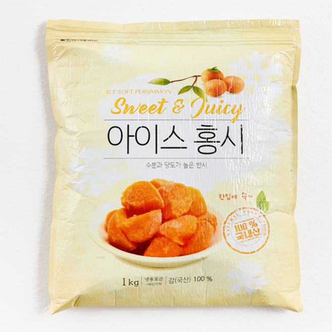 천연아이스크림 냉동과일 대봉 반시 냉동 아이스홍시 수량별 택1, 1개, 10kg