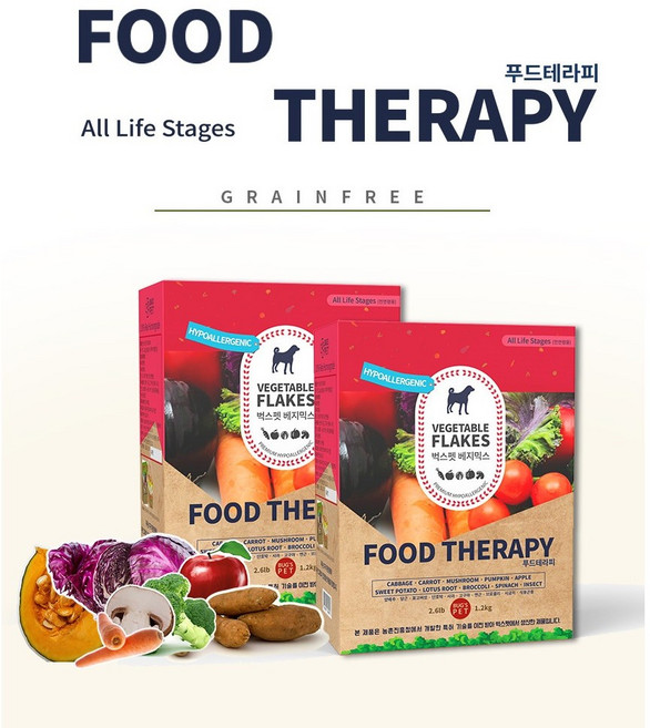 벅스펫 전연령용 푸드 반려견 보조사료, 1개, 1.2kg