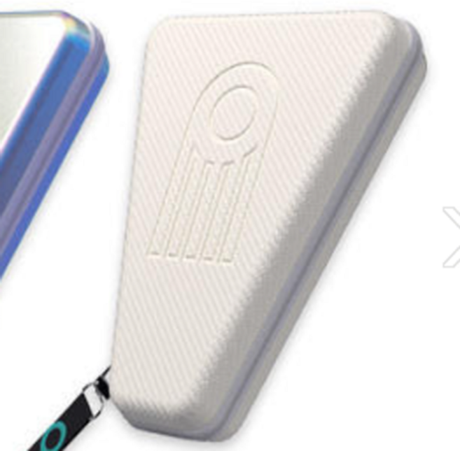 엑시옴 트라이앵글 라켓 케이스, 화이트, 1개