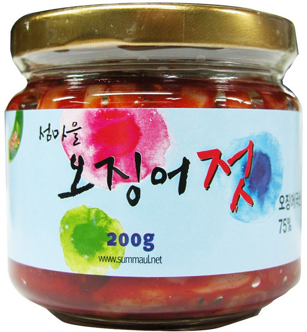 섬마을 간월도 오징어젓 200g 양념 젓갈 이강산닷컴, 3개