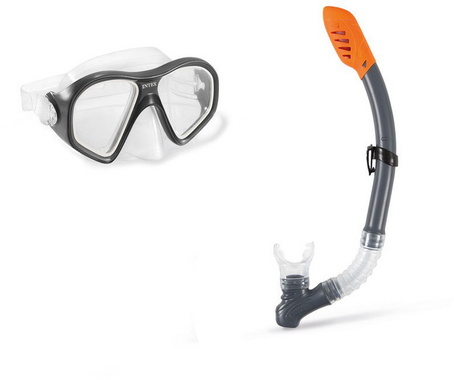 [정품 공식수입사]인텍스(INTEX) 리프라이더 스노클세트 55648, 단품