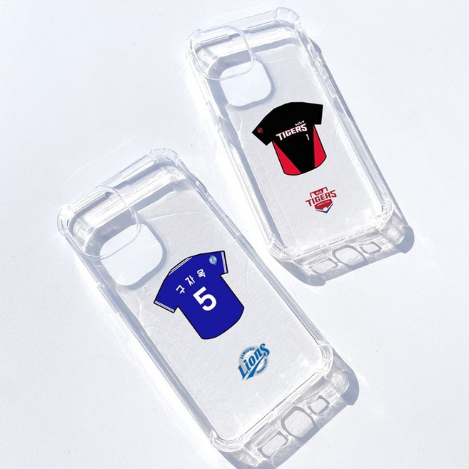 KBO 프로 야구 굿즈 유니폼 폰케이스 탱크 젤리 카드수납 맥세이프 케이스