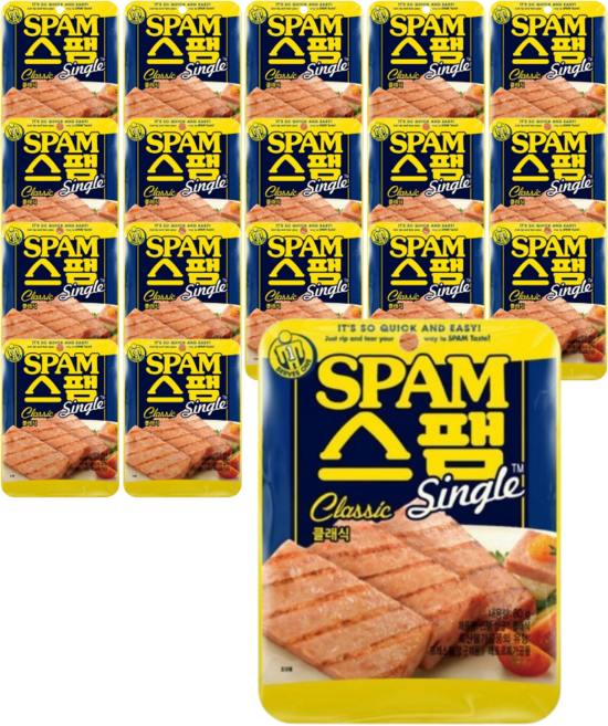 스팸싱글클래식, 18개, 80g
