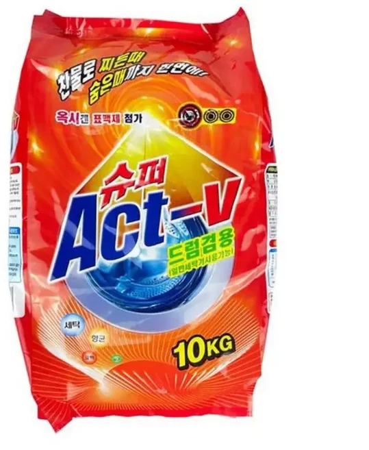 액츠 세탁 세제 세탁기 표백 빨래 세제 드럼겸용 10kg
