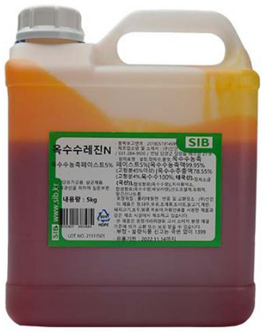 선인 옥수수레진N 5kg, 1개