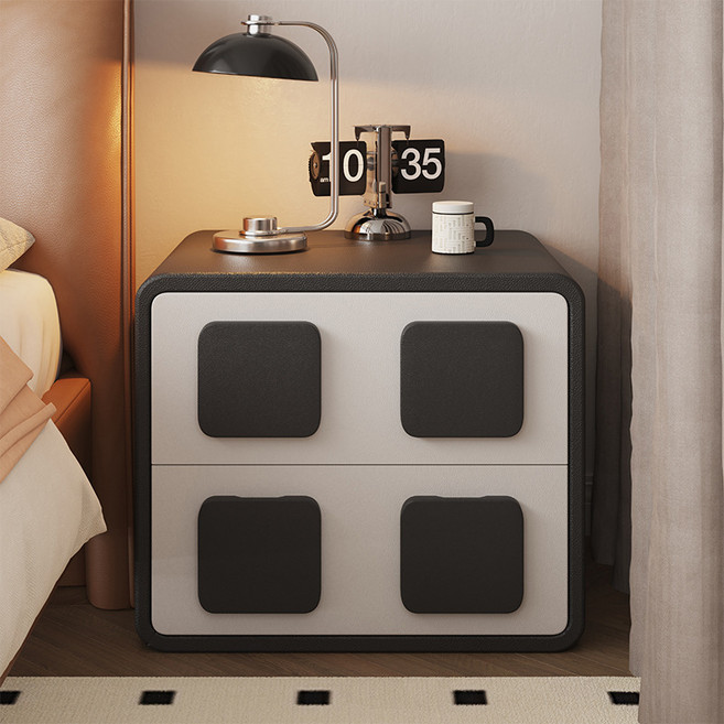 침대협탁원목2단 협탁 서랍장 틈새 거실 쇼파 협탁 거실협탁, 1개, 블랙(40cm)