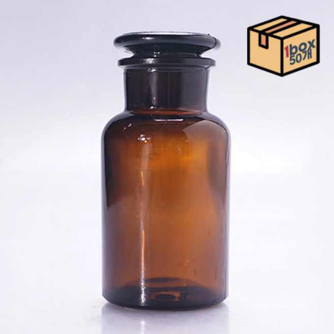 시약병 250ml 갈색 유리용기 디퓨저 화병 1박스 50개