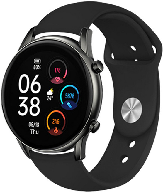 더조은셀러 헬로우 솔라 RT2 LS10 시계줄 토글, 1개, 블랙