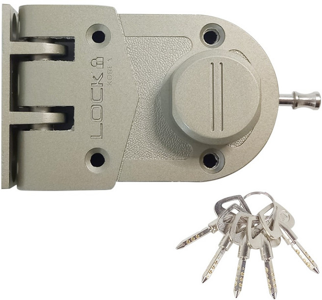 현관 보조키 현관문 잠금장치 방화문 아파트 보조키, 1개