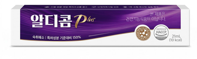 공식 숙취해소제 알디콤Plus 액상 스틱형 5포입, 21ml, 4개