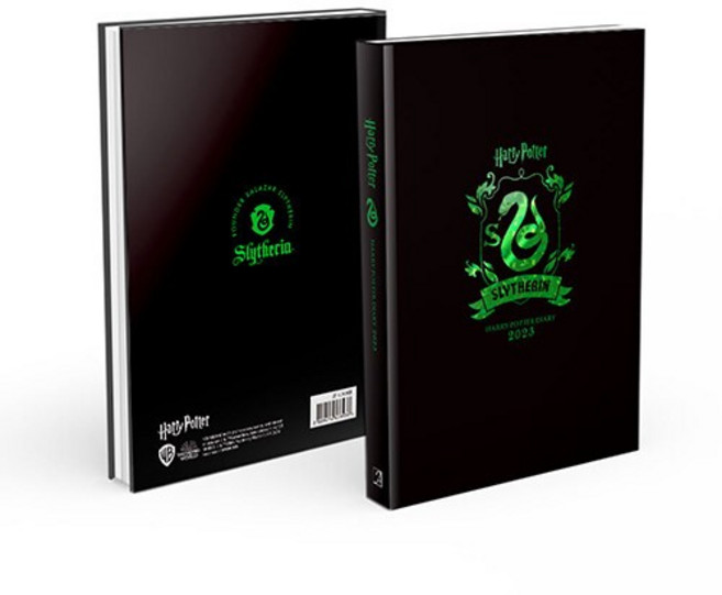 2023년 해리 포터 기숙사 다이어리: 슬리데린 양장, 아르누보