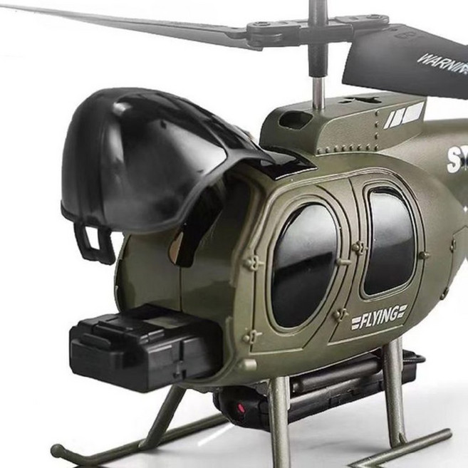 RC헬리콥터 무선조종 호버링 비행기 헬리콥터 드론 미군용, 18 블루 보통 헬기 속도조절, 2 듀얼 배터리[약 30분 플레이]를 망가뜨리