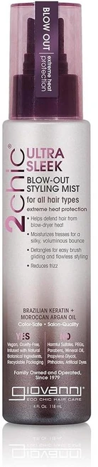 GIOVANNI 지오반니 2chic 울트라 슬릭 블로우아웃 스타일링 미스트, 118ml, 2개 - 쿠팡