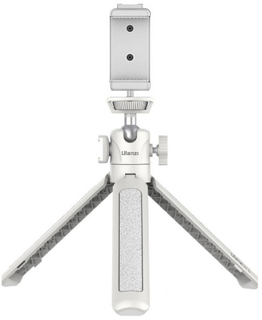 울란지 브이로그용 미니 삼각대, MT-42 화이트 + ST-07 거치대 화이트, 1개