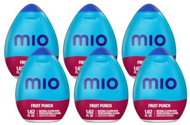 미오 액상 water 인핸서 프루트 펀치 1.62 온스 6팩 Mio Liquid Water Enhancer Fruit Punch 1.62 OZ 6-Pack, 1개
