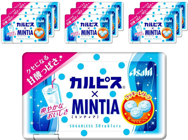 아사히 푸드 앤 헬스케어 칼피스 x민티아 50알X10개, 10개