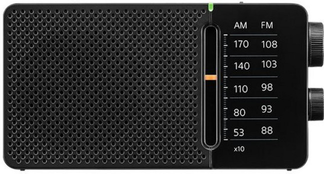SANGEAN/山進SR-36新款便攜式調頻FM袖珍收音機二波段, 黑色, SR-36