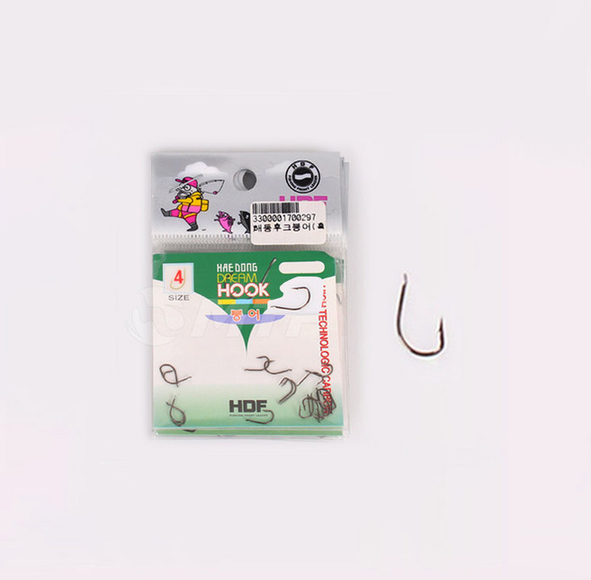 해동 후크 붕어 흑바늘 4 5 6 7 8호, 1개