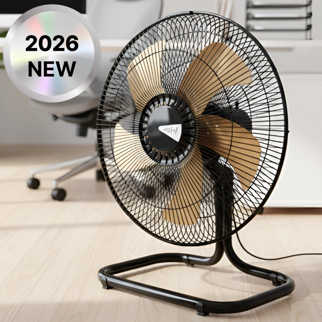 [26년형] 엘디 앉은뱅이 공업용 선풍기 바닥선풍기 대형 사무실 업소용 캠핑용, 16인치