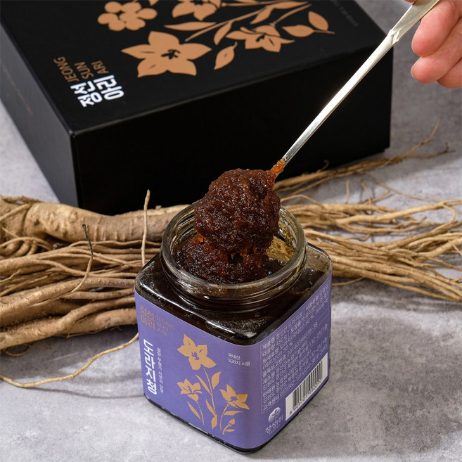 아워하모니 100% 국산 도라지청 강원도 약도라지청 도라지고 흙도라지청 3년근 농축액, 2개, 1개입, 900g