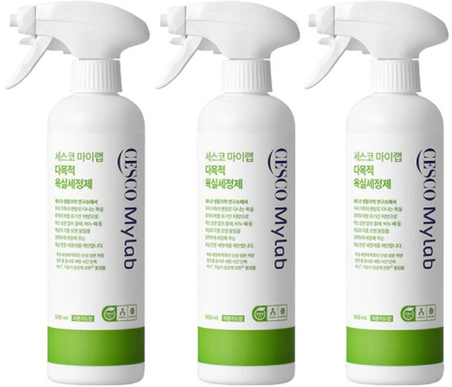 세스코 마이랩 다목적 욕실세정제, 500ml, 3개