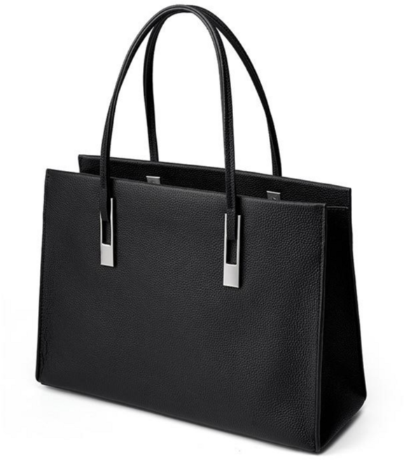 Mimi Market 여성 천연소가죽 직장인 대용량 서류가방 토트백 핸드백