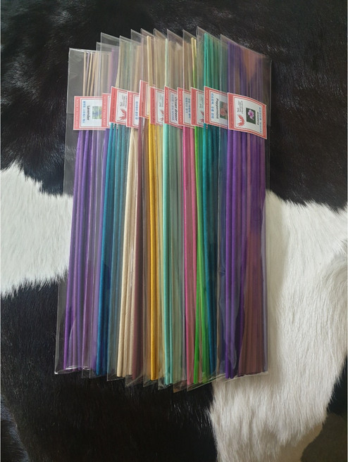 타이아로마 28cm 인센스 스틱 향초 100개 받침1 세트, 오렌지