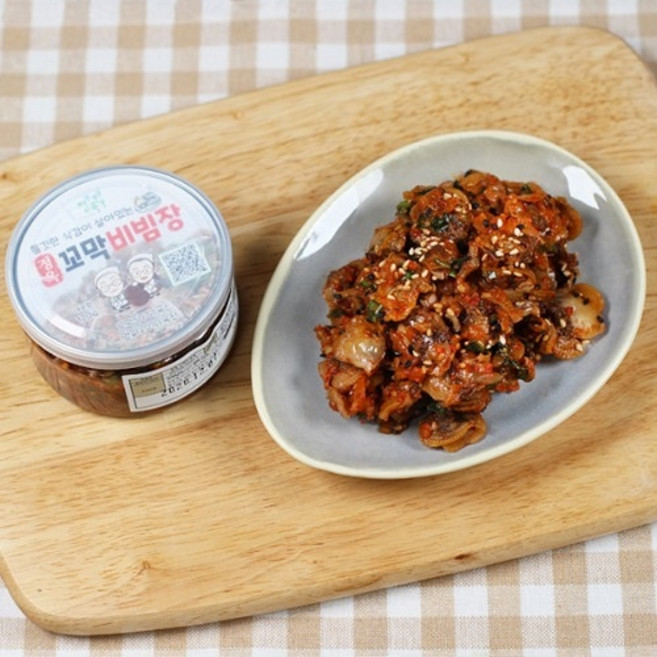 국산 꼬막양념장 200g 1팩 간편 꼬막비빔장 꼬막장 꼬막비빔밥 만들기, 6개