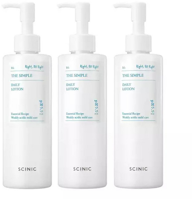 싸이닉 [싸이닉] 더 심플 데일리 로션, 300ml, 3개
