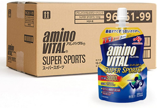 아미노바이탈 슈퍼스포츠 젤 3000mg 사과맛 100g x 24개, 1박스
