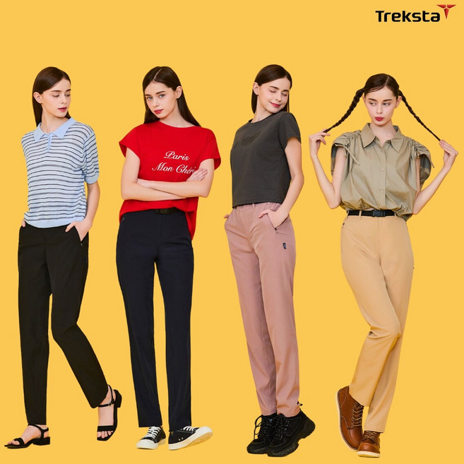 26SS] 트렉스타스포츠 여성 오비팬츠 4종세트