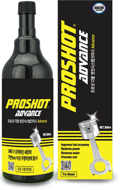3+1 초특가 구성 대림 프로샷 어드밴스 연료첨가제 인젝터 시스템 클리너 경유(디젤) 전용, 디젤/경유, 1개