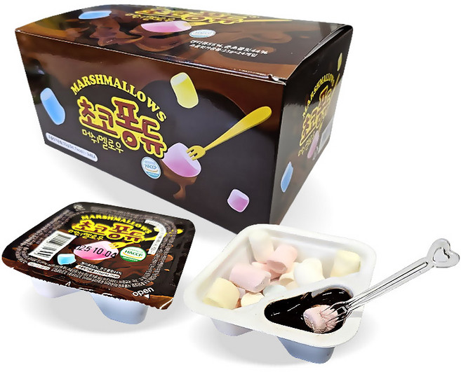 이홈베이킹 머쉬멜로우 초코퐁듀, 23g, 1개