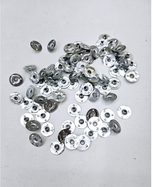 [캔들메이드] 심지텝(소) 지름 1.2 X 높이 0.4 cm, 100개, 실버