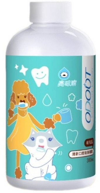 臭味滾 ODOUT 犬用清新口腔噴霧 溫和植物配方 幫助維持口氣清新 380ml, 1個