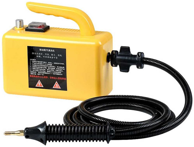 스팀해빙기 고온스팀기 해빙 청소기 전동 동파방지, 2600W 옐로우