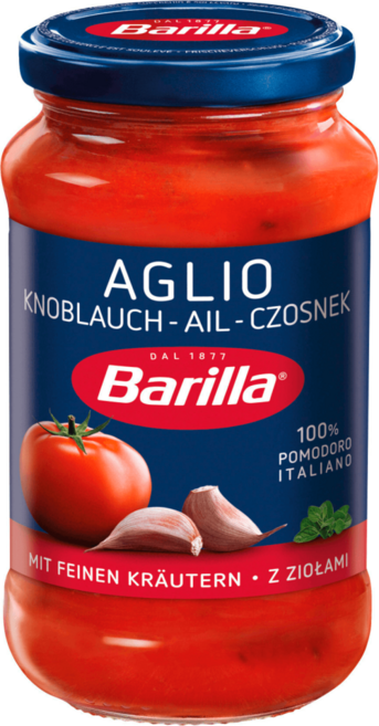 바릴라 마늘 토마토 파스타 소스 (병), 400g, 1개