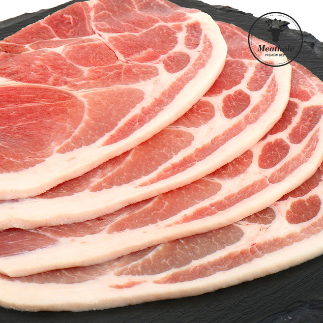 미트홀 돼지 목전지 왕목살 5kg 제육용 두루치기용 튀김용 3mm 6mm 10mm 5kg 업소용 대용량, 1개, 6mm 두루치기용 5kg