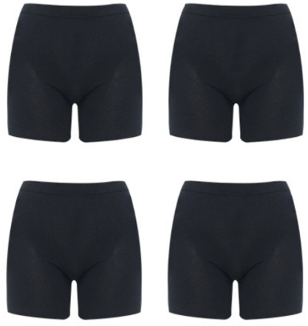 필테라 국내산 여성 면스판 속바지 3부 4부_4P