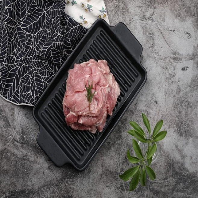 [우리집고기] 돼지고기 흑돼지 뒷다리살 500g 후지 불고기 수육 찌개, 1개, 불고기용500g