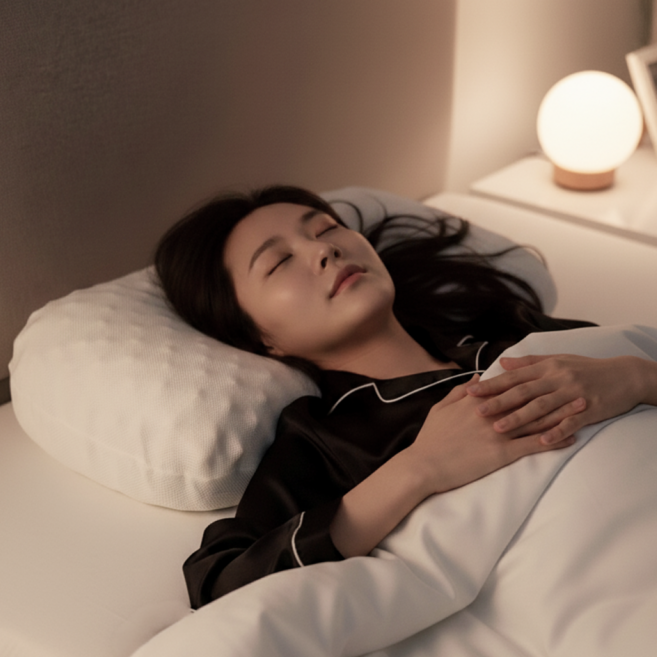 도르리 천연라텍스 목베개 메모리폼 낮은 수면 경추베개 땅콩형, 1개, 화이트