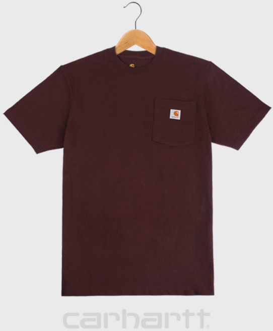 칼하트 정품 K87 포켓 반팔티 남녀공용 캐주얼 면티 티셔츠 포트