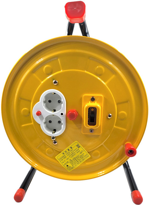 원스탑 접지 차단형 전기릴선 전선릴 캠핑릴 리드선, 25m, 1개