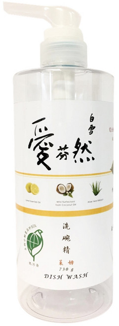 白雪 愛芬然 洗碗精 730g (萊姆/尤加利) 蘆薈萃取, 1個, 萊姆