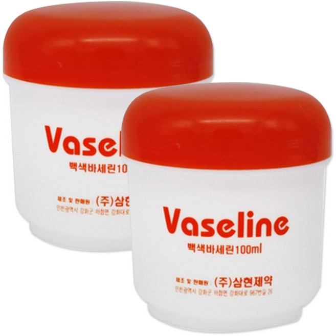 삼현 백색 바세린 100ml 2개 보습, 100g