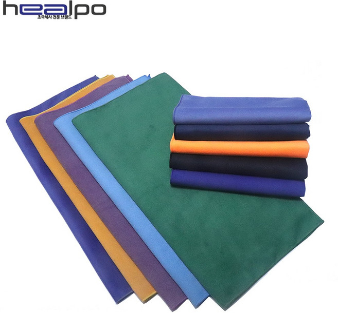 힐포 초극세사 대형 악기닦이 악기천 악기융 극세사 안경닦이 세차 광택용 도포용 화이버, 40X40, 10매, 로얄블루