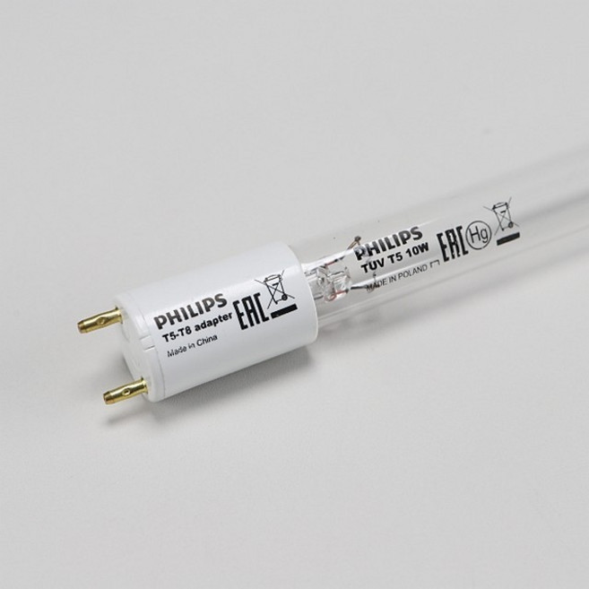 필립스 살균램프 T5 10W G13 16mm 형광등, 1개, 백색